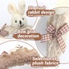 CIVFCRT Easter Bunny Headband for Women & Girls - Khaki