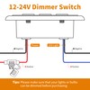 RVZONE 12V Dimmer Switch | 12-24 Volt High Side PWM