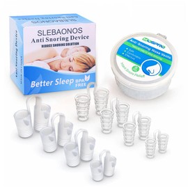 8 Pack Nose Vents to Ease Breathing Anti Snoring Nose Vents with Different Size Breathing Relief Nasal Dilator Includes Travel Case