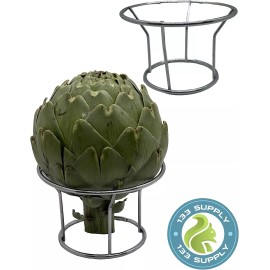133 SUPPLY 2 PK  Stainless Steel Artichoke Holders For Steaming Pot Steamer Pot