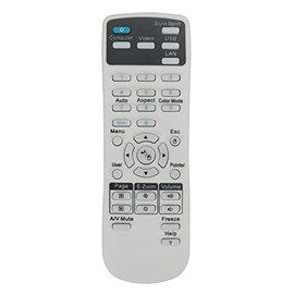 AULCMEET Universal Projector Remote Control Replacement for Epson Home Cinema Powerlite EB- EX VS H BrightLink EMP- Series Projector