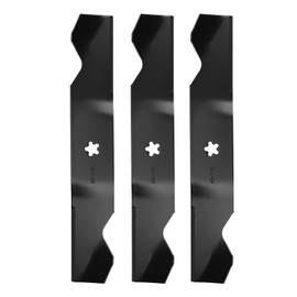 ILONPA (3) Lawn Mower Medium Lift Blades Set for Husqvarna 532187254 532187256 539112053 Ariens 21546235 AYP 187254 187256 33954 917187254 574292401 575938401 777187256 594892901
