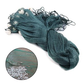 Gdrasuya10 65Ft Fishing Drag Net Beach Seine Bait Seine Nylon Mesh Fish Net Hand Made Net for Fishing
