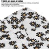 Daisy Print Dog Shirt Soft Breathable Flexible Pet T Shirt