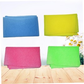 Healeved 4pcs Nylon Bath Towel Washcloths for Body Exfoliating Towel for Shower Loofah Cloth Back Exfoliating Towels Back Scrubber Towel Soft Towels Shower Towels Bath Washcloths Bath Wipes