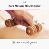 Tuuli Accessories Massage Device Back Neck Shoulder Massage Roller Wooden