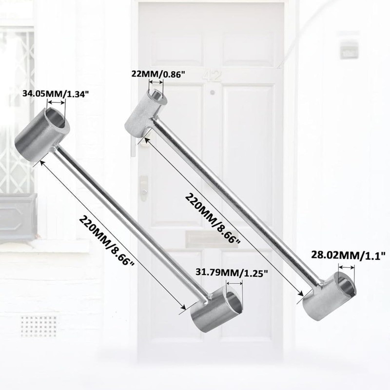 2PCS Door Hinge Tool,Door Hinge Adjustment Tool,14-18 mm and 23-25