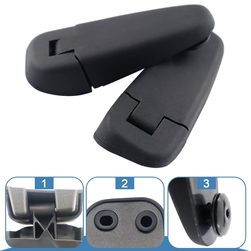 Rear Window Hinge Set Liftgate Glass Hinge Right & Left