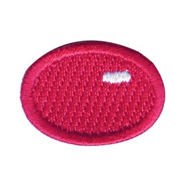 Red Nose Patch Build Toy Embroidered Iron On 1 of 8 Pieces