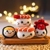 4 PCS Sushi Crochet Kit for Beginners, Starter Crochet Kit,