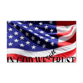 CafePress in GOD WE Still TRUST Rectangle Car Bumper Magnet