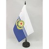 Korean People's Army Naval Force Table Flag 5'' x 8''