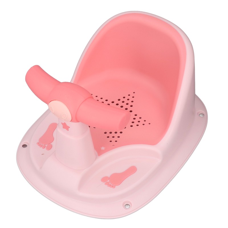 Infant Bath Seat with Backrest Strong Suction Cup Ergonomic Anti