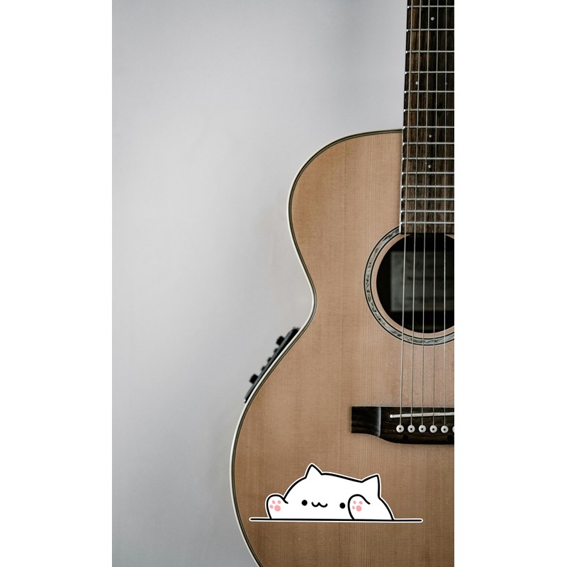 eDesign Bongo Cat! Sticker Decal Bumper Sticker 5 inches