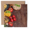 1 x Greeting Card - Italian Foods Pasta Tomato Food
