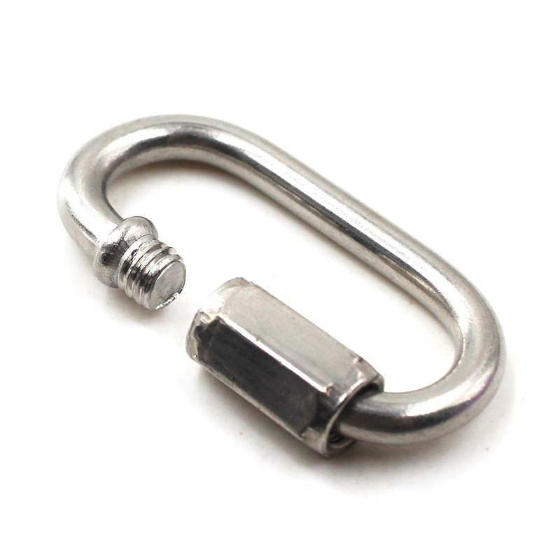 M6 Lock Quick Link Chain Connector 304 Stainless Steel Screw