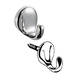 Haceka Doppelhaken Standard, Silber, 10 x 10 x 5 cm