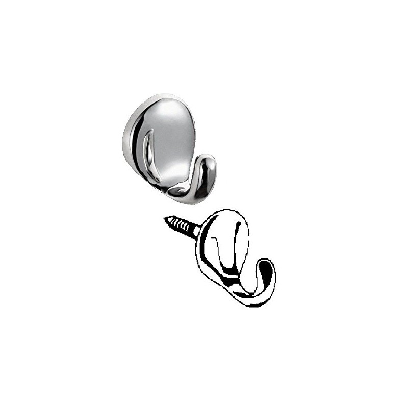 Haceka Doppelhaken Standard, Silber, 10 x 10 x 5 cm