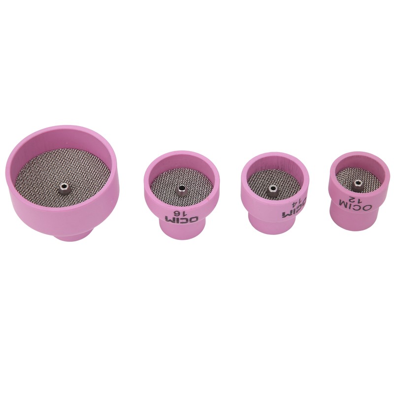 Ceramic Welding Cup Set Alumina Torch Gas Lens Kit Industrial