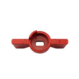 PZRT Ball Valve Butterfly Handle Flat Hole Aluminum Alloy Mini Valve Male to Female Valve Tank Thread Ball Valve Wrench 6x10mm