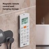 8PCS Magnetic Remote Control Holder – Wall-Mounted Storage Bracket, Non-Drilling