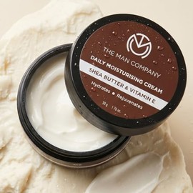 The Man Company Daily Moisturizing Cream with Shea Butter & Vitamin E for Moisturizing & Hydrating, All Skin Types, 50Gm