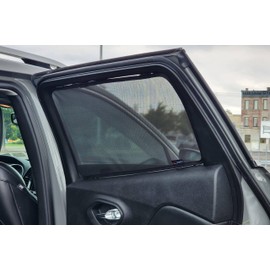 Genuine SNAPSHADES Car Rear Window Shades for Jeep Cherokee 5th Gen (KL; 2014-2023)