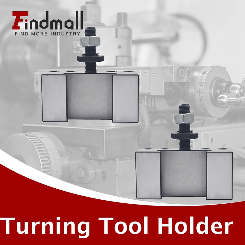 findmall AXA 2Pcs #1 Quick Change 250-101 Tool Post Turning