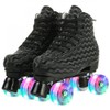 jessie Womens Roller Skates Water Ripple High-top Roller Skates Four-Wheel
