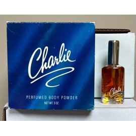 Revlon Charlie Revlon Perfumed Body powder 3 oz original sealed ,Charlie 0.5 oz cologne