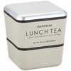 Showa LUNCH TEA Lunch Box, Gray, Square Nest Lunch Box