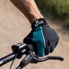 Urban Prime Long Gel-Padded Gloves Teal Green Summer Version Cycling