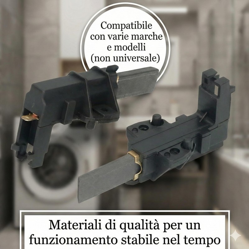 RYELDOM Pair of Washing Machine Motor Brushes Fits Various Models