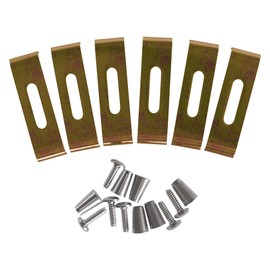 Dowell Undermount Kitchen Sink Clips, Sink Brackets, Kitchen Sink Supports, Sink Clips - 6011-11 - 6 Clips/Screws/Anchors