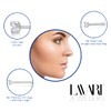 Lavari Jewelers Straight Stud 22 Gauge 3mm White Cubic Zirconia