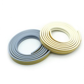 Door & Window Weatherstrip Seal - Draft Blocker for Home & Car Gap D-Type/Beige 10ea