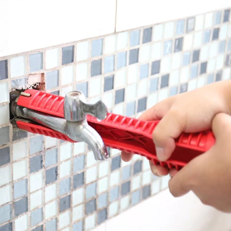 Mr.Gadget's Solutions 14-in-1 Multifunctional Faucet Sink Wrench Tool - Plumbing