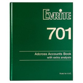 Evrite 701 Accounts Book with Extra Analysis