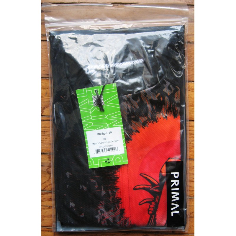 Primal NWT Wedgie Men's Sport Cut Jersey XL Black