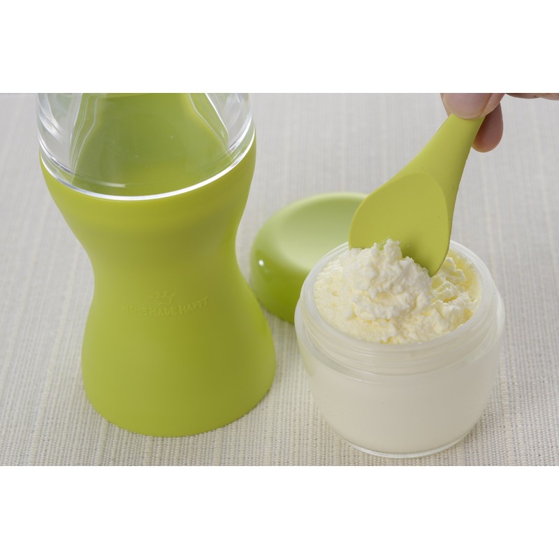 東洋アルミ 振るだけ簡単手作りバター HOMEMADE HAPPY ふんわりバタークック ホワイト