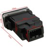 12V Green LED OEM Replacement Push Switch Light Bar Driving