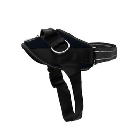 ShawnCo Essential Dog Harness, No-Pull Pet Vest with 3 Leash Clips, No Choke, Reflective, Adjustable and Padded, for Easy Walking and Training for Small, Medium and Large Dogs (Midnight, S)