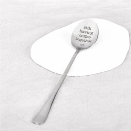Coffee Spoon for Friends Stainless Steel Tea Spoons Funny Graduation Friendship Birthday Christmas Gifts for BFF Boyfriend Girlfriend Husband Wife Sister