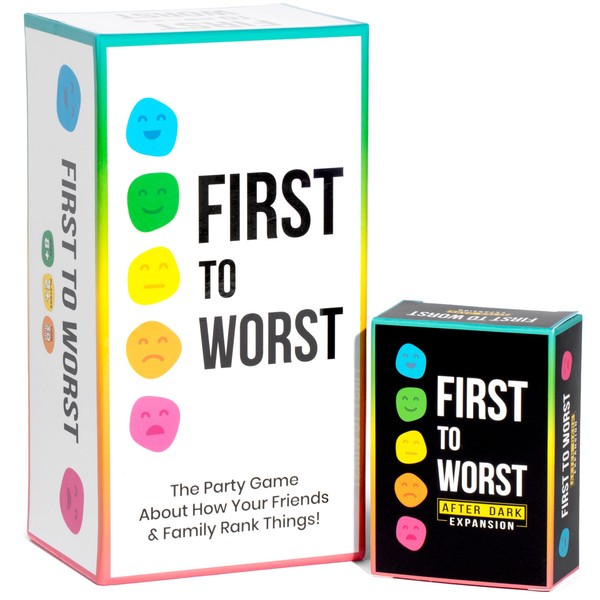 FIRST TO WORST FIRST TO WORST Party Game + After