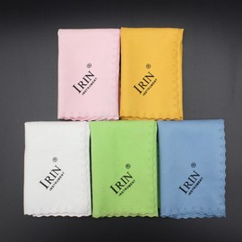 Cleaning Cloth Set, Multi-Color, 5 Pieces, Ultra Fine Fiber, 9.3 x 9.3 inches (23.5 x 23.5 cm), Musical Instrument Cloth, Guitar / Piano Violin, For Musical Instruments, Double-Sided, Reusable, For