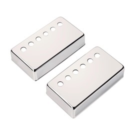 Banworks Brass Humbucker Covers 49.2mm (1-15/16") Electric Guitar Pickup Covers Neck/Bridge Pickup Covers for USA Made Electric Guitar Humbucker Pickup Gibson Les Paul Pack of 2 JT/SYQG-15 Nickel