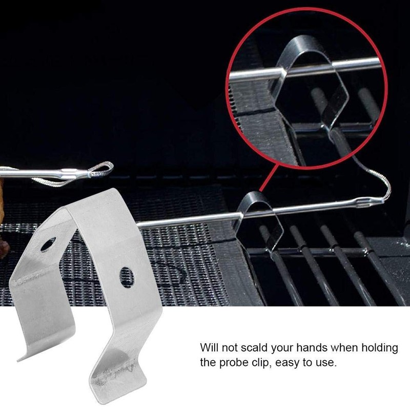 LALOCAPEYO Grill Probe Clip Holder | Barbecue Universal Probe Holder