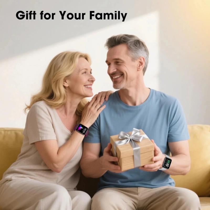Pedometer Watch Senior Friendly No App/Phone Required, Waterproof Fitness Tracke