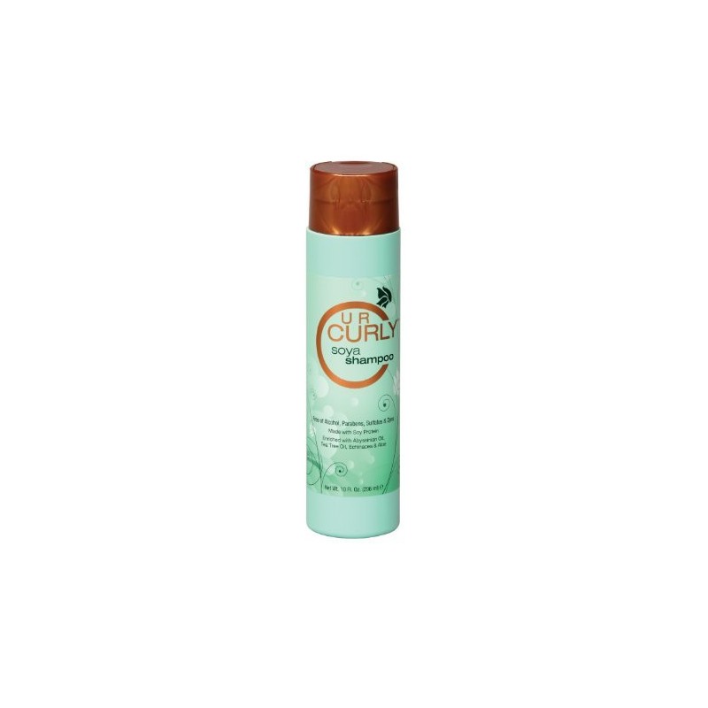 U R Curly Soya Shampoo, 10 Ounce