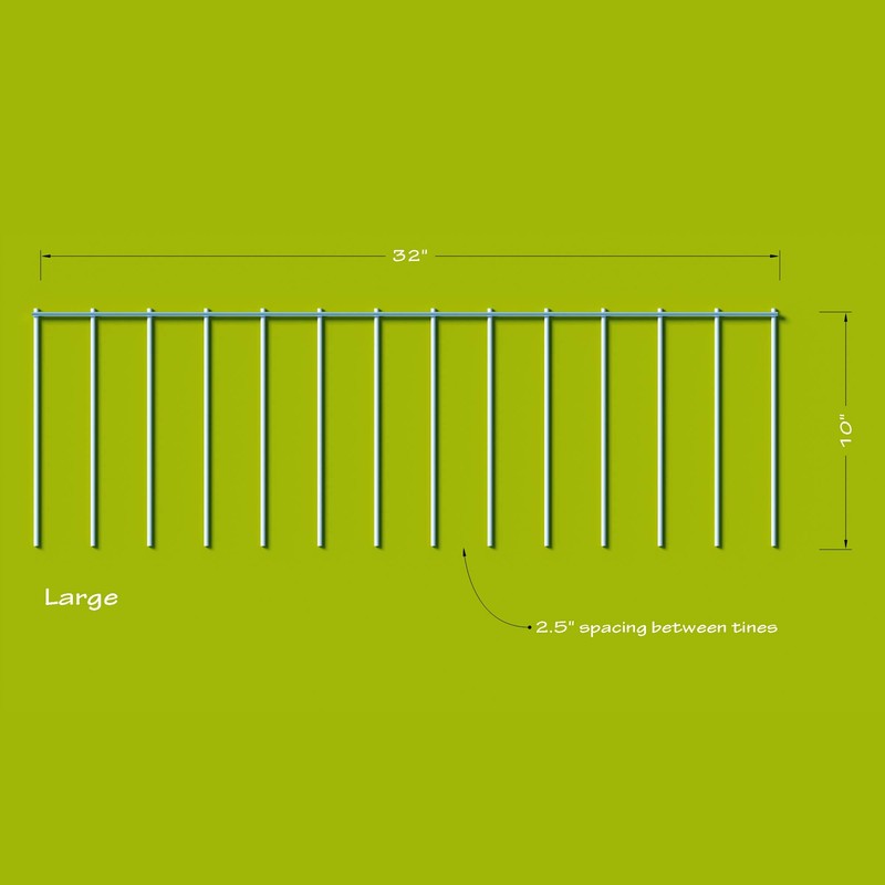 Dig Defence 4 Pack No-Dig Large Animal Barrier, 10" L